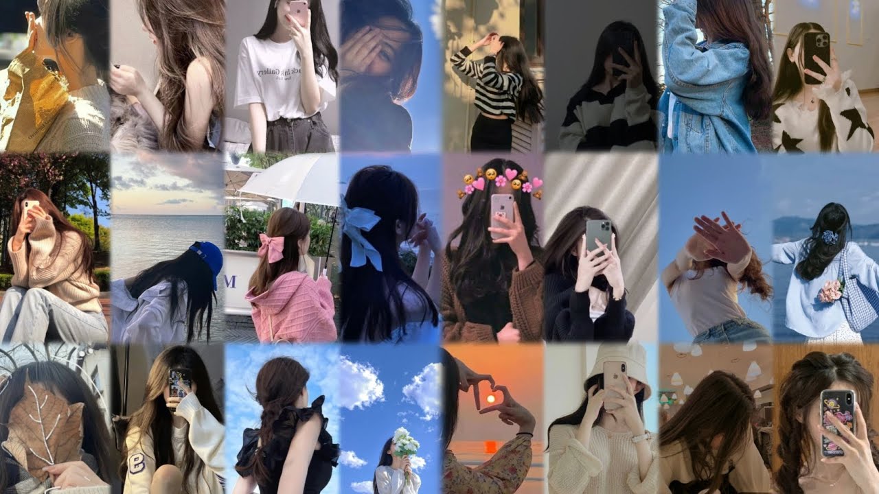 Cute girls profile pic 😍😍|| Hidden face girls dpzz|| profile pic photo ideas 😍😍|| #profilephoto
