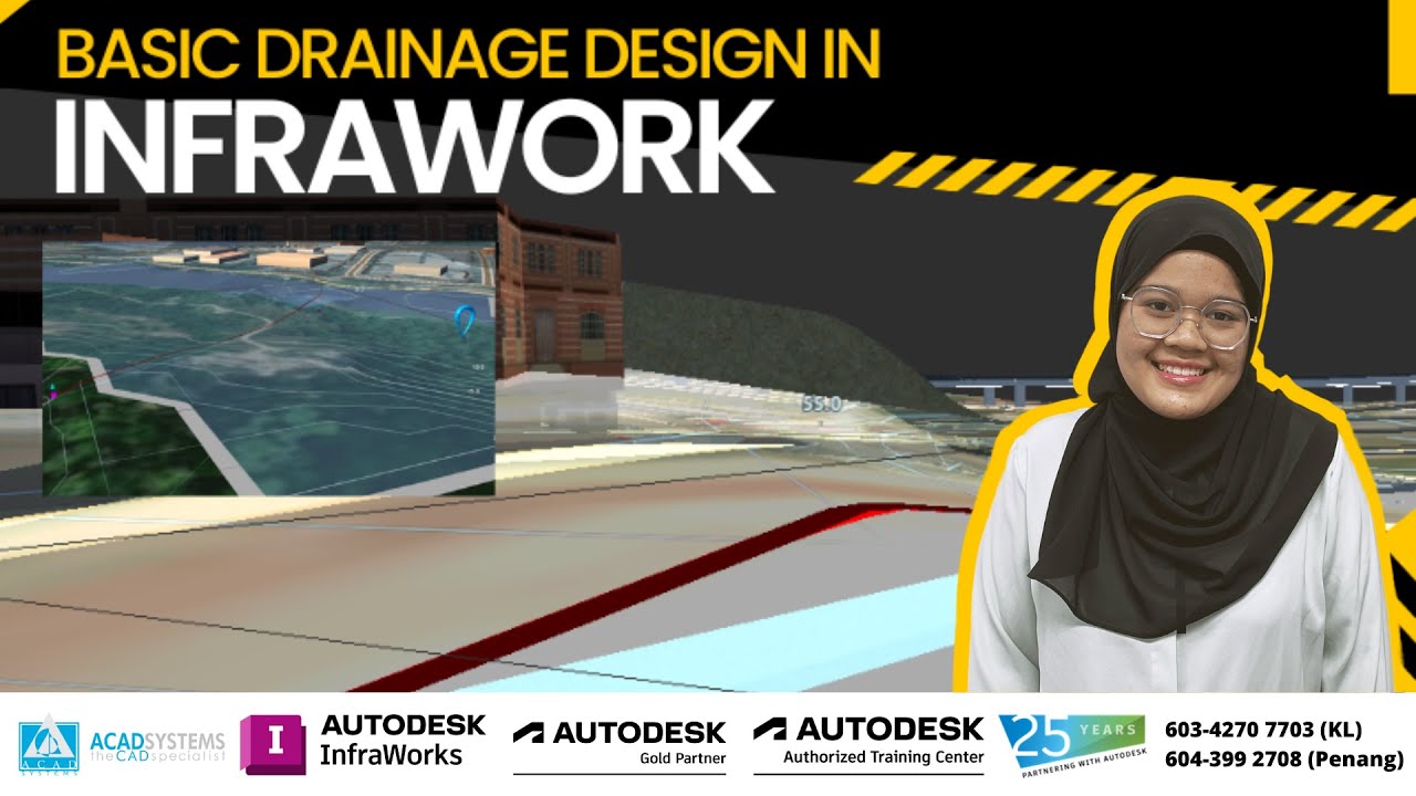 Базовое проектирование дренажа в Autodesk InfraWorks