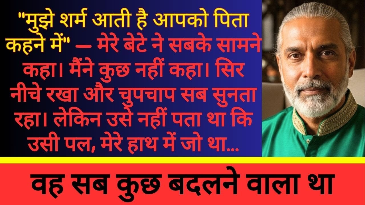 मेरे बेटे ने कहा वो अनाथ है, जबकि मैं ठीक उसके पीछे खड़ा था