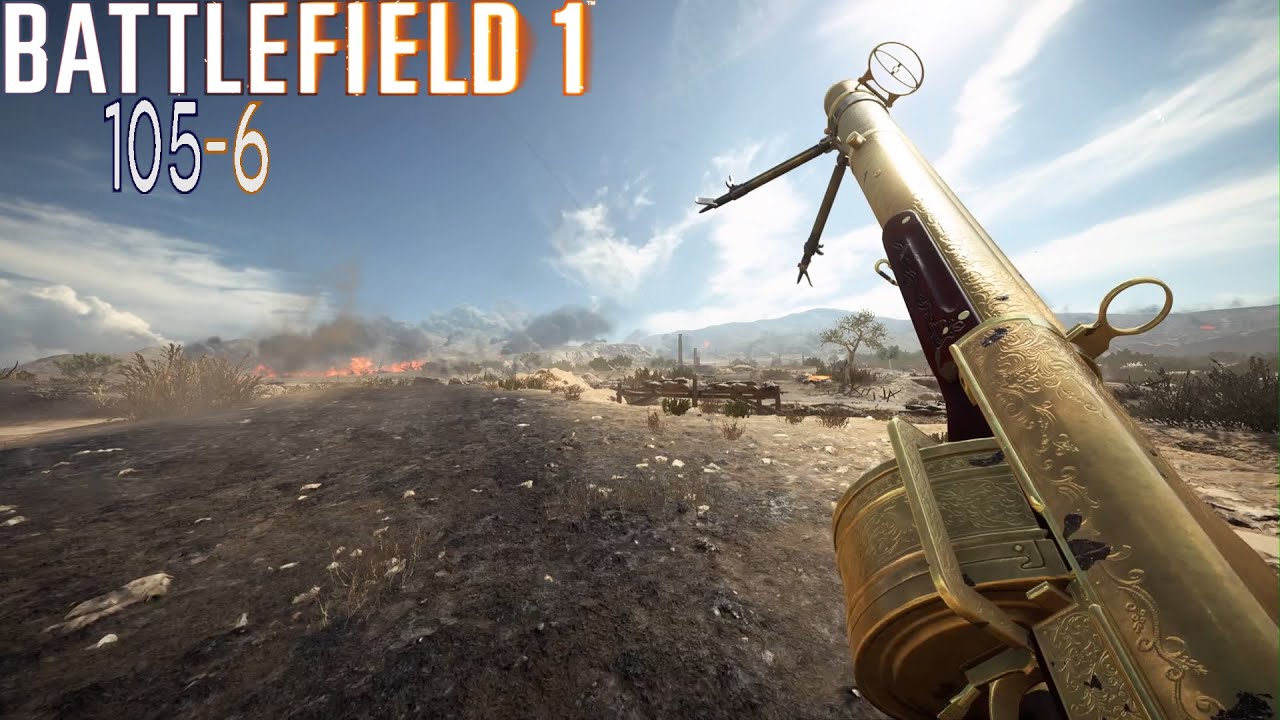 Battlefield 1 | Farming Huot Low weight On US-East Conquest Server, 105-6 K/D