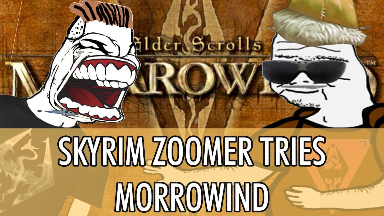 Skyrim Zoomer пытается играть в Morrowind