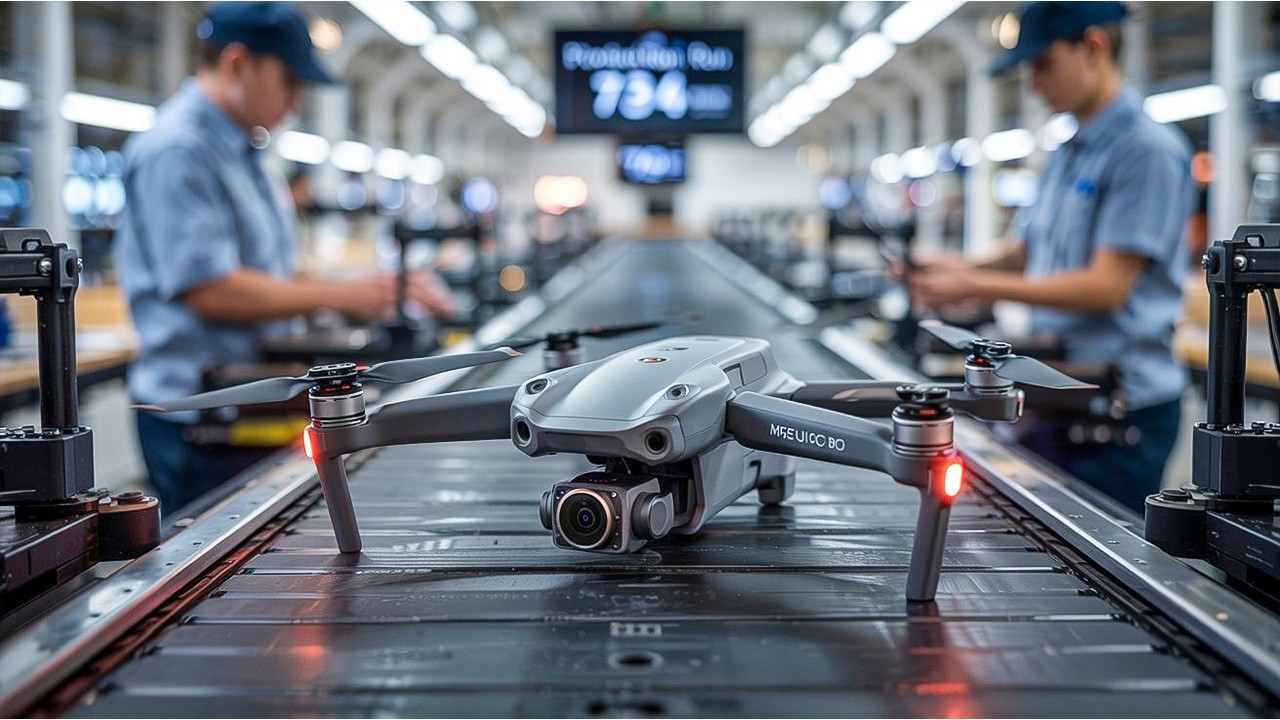 كيف يتم تصنيع الطائرات بدون طيار داخل المصنع؟ – Drone Factory