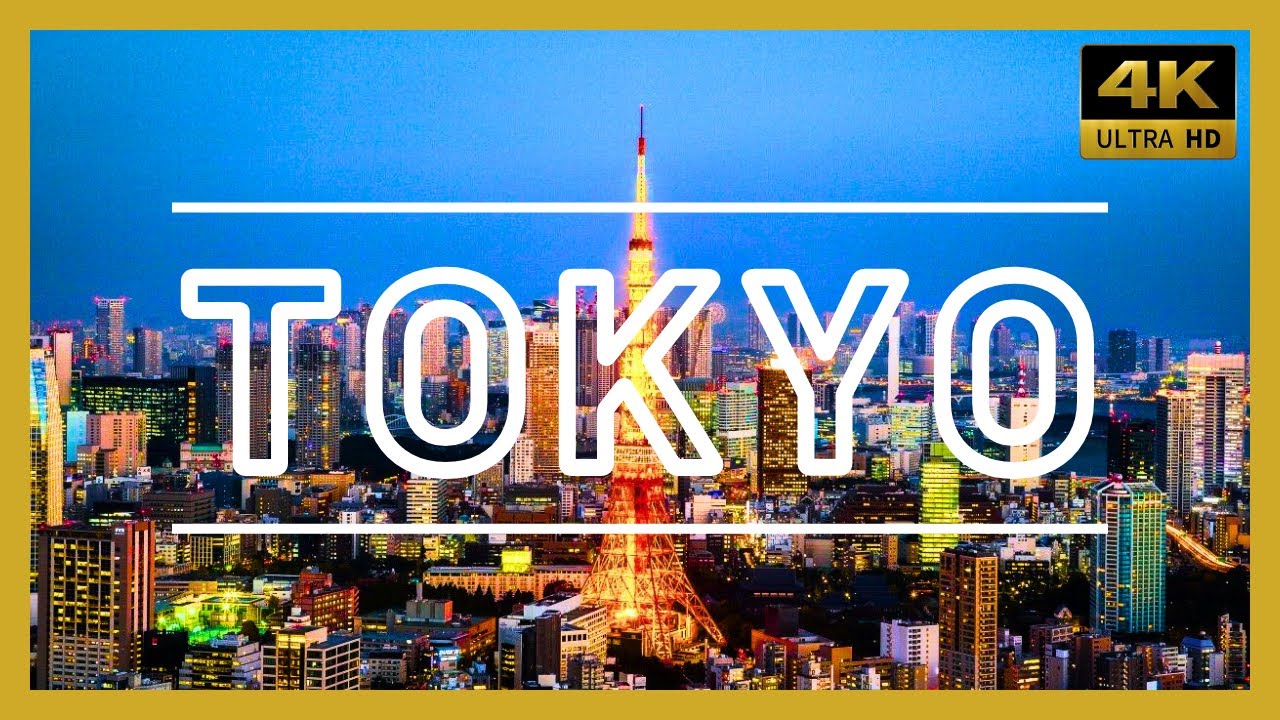 TOKYO 4K | UHD | WITH INFO | 60FPS | HDR 10+ | DOLBY VISION | DOLBY ATMOS | AERIAL DRONE VIEW |