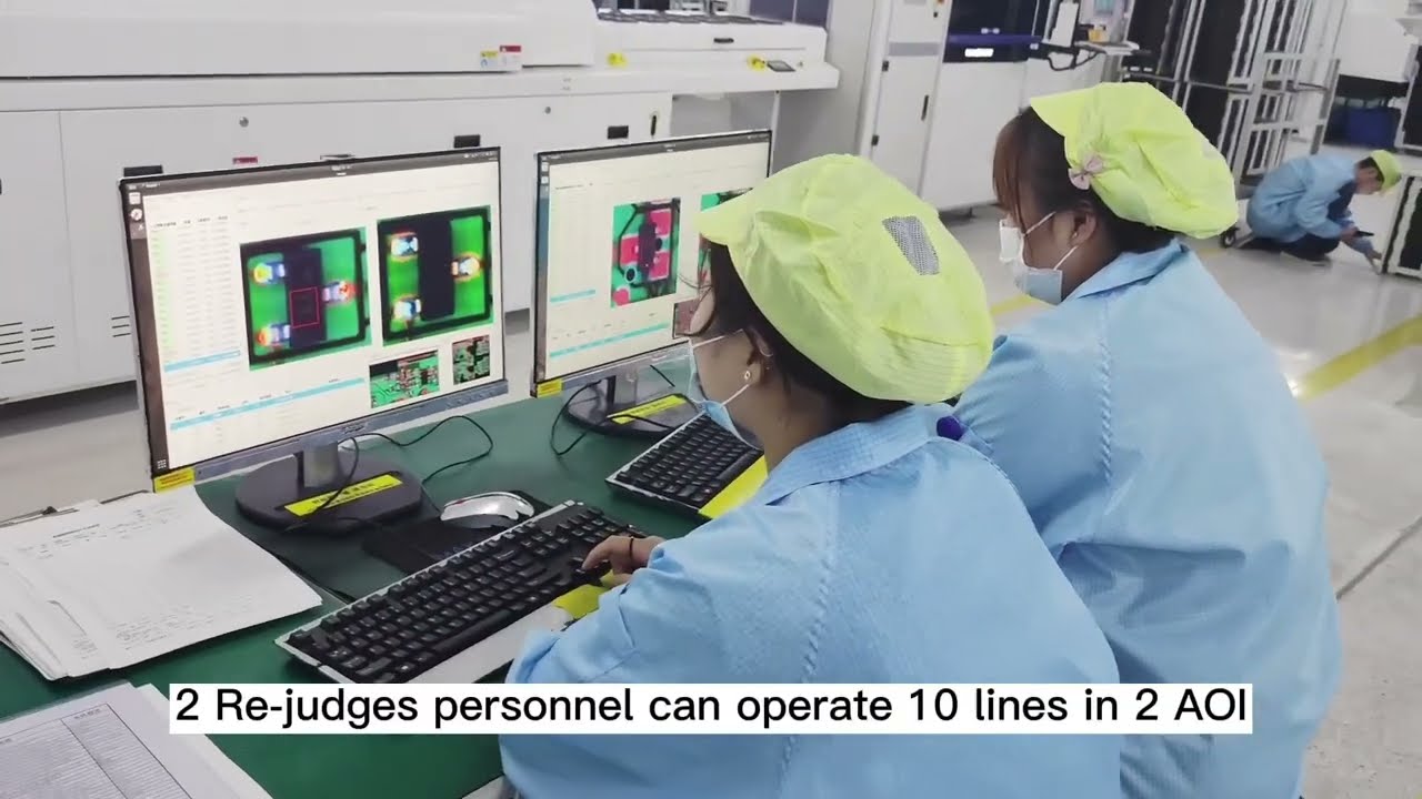 SMT 2D Optical Inspection which lower false call and higher quality