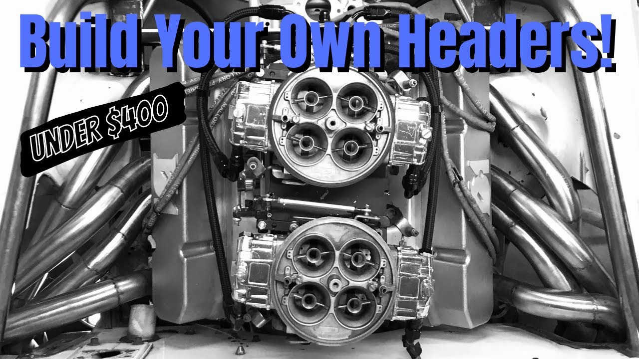 HEADERS, how to build them big fender well headers!! All ALUMINUM 588