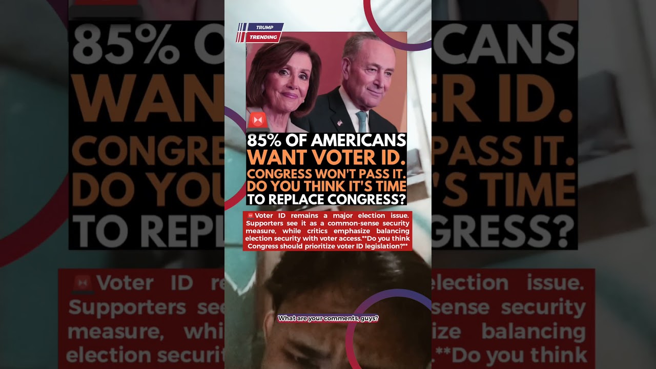 🇺🇸 Do You Support Nationwide Voter ID Requirements? Share Your Opinion! 🤔 #BreakingNews #USNews #New