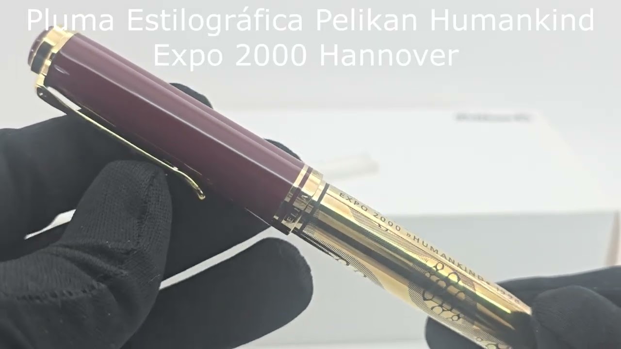 Pluma Estilográfica Pelikan Humankind Expo 2000 Hannover
