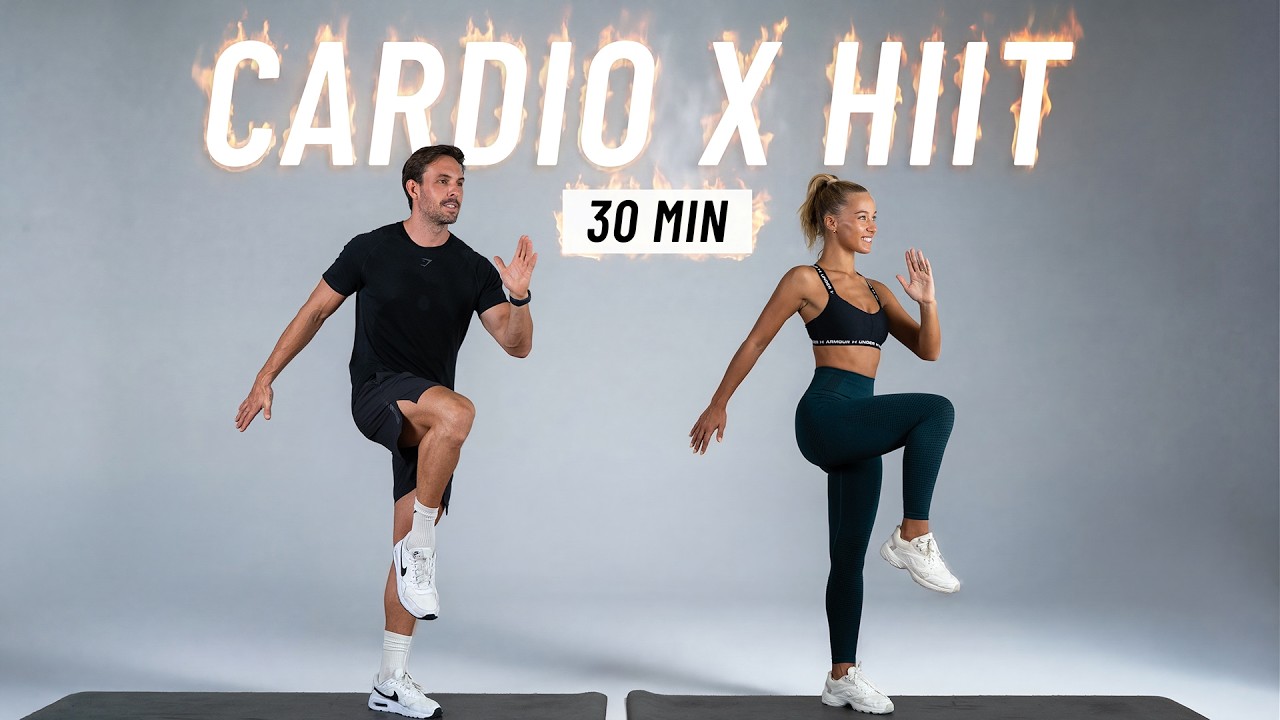 30 MIN CARDIO HIIT WORKOUT - ALL STANDING - Full Body, No Equipment, No Repeats
