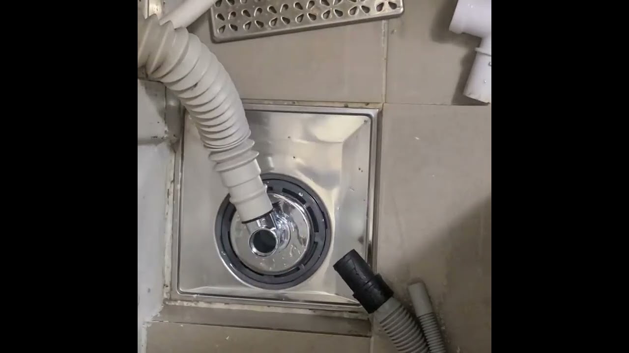 [설치 방법]세탁기 배수구 냄새 벌레 차단과 동시에배수 호스 정리까지 한 번에!