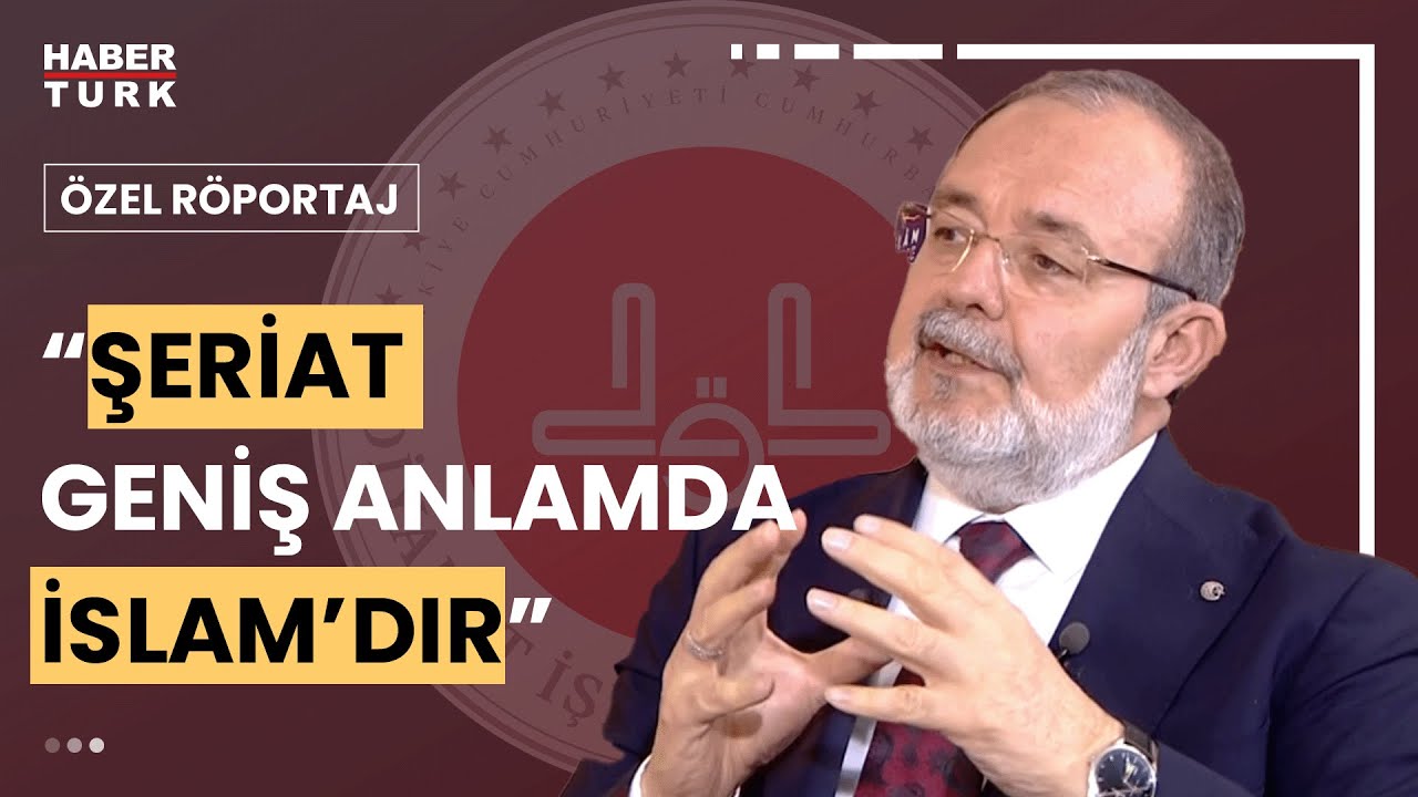 Şeriat aslında nedir? Mehmet Görmez yanıtladı