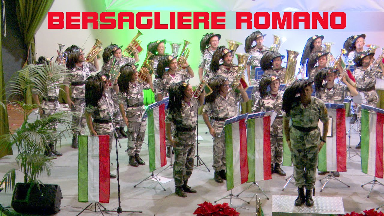 4 BERSAGLIERE ROMANO GRANDE CONCERTO FANFARA BERSAGLIERI DI BEDIZZOLE