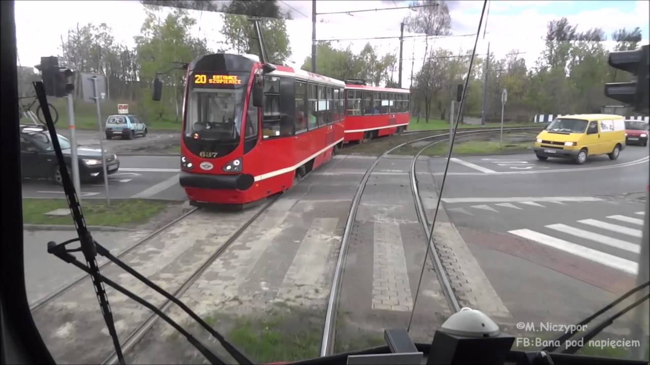Tramwaje Śląskie Linia 20 Katowice Szopienice Chorzów Rynek