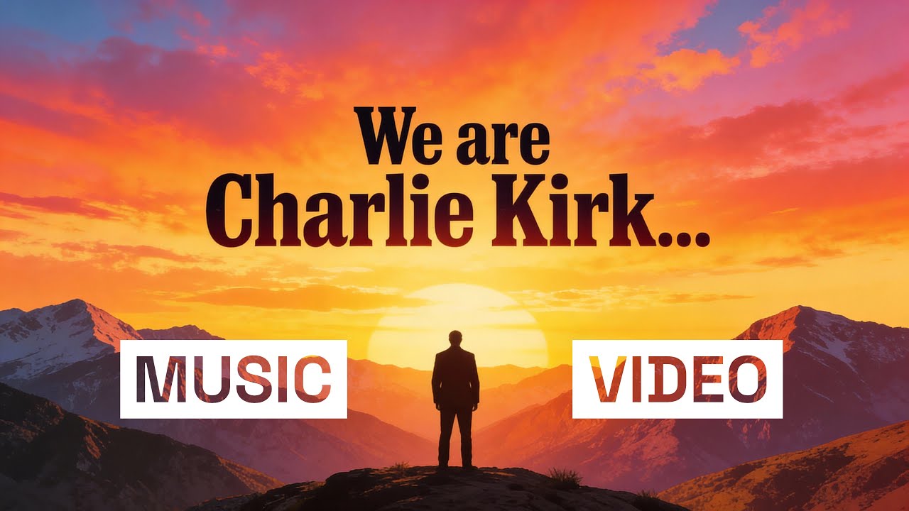 We Are Charlie Kirk | Official Music Video with Lyrics | We carry the flame | HolyFacts