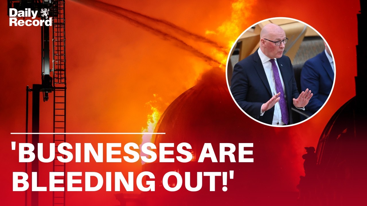 John Swinney comes UNDER FIRE for fueling business CRISIS after Glasgow Central fire