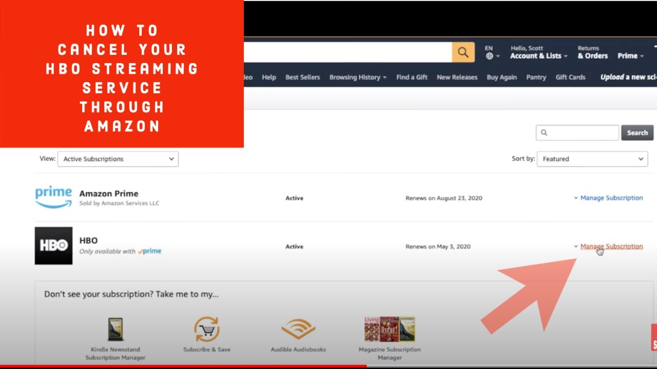 How to Cancel Your HBO Streaming Service Through Amazon 2020