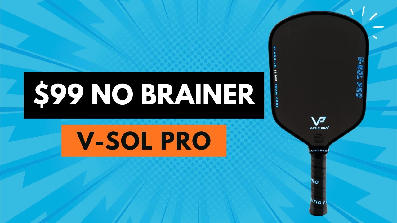 Обзор ракетки Vatic V-Sol Pro: самая сбалансированная ракетка для пиклбола?