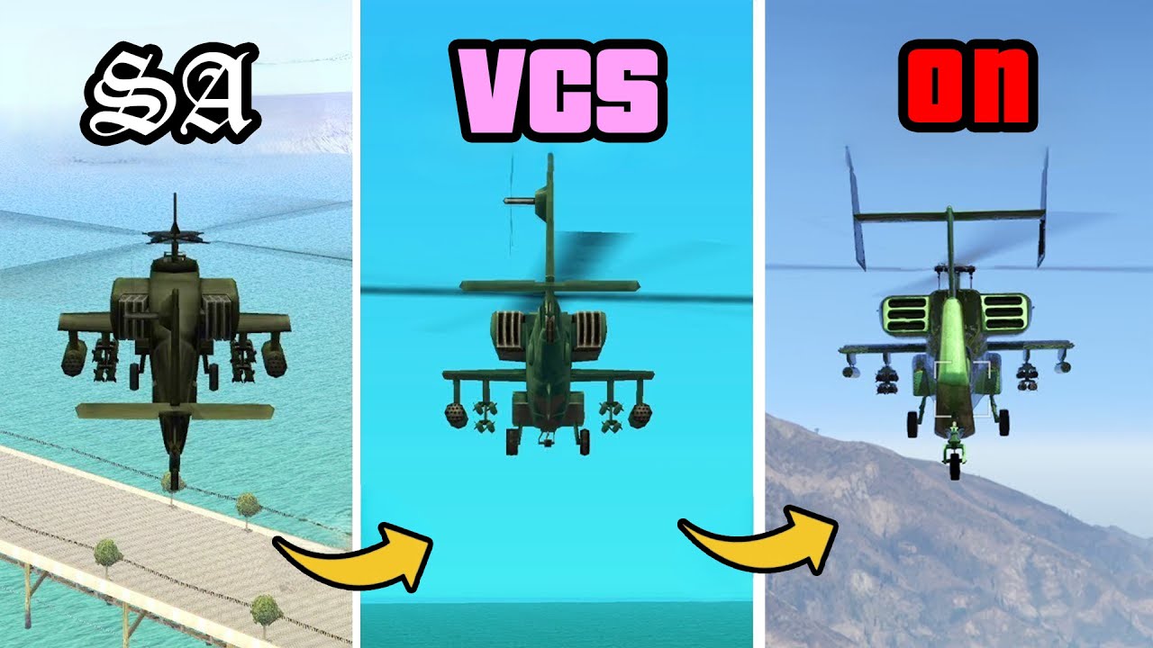 HUNTER In GTA Games (Evolution)