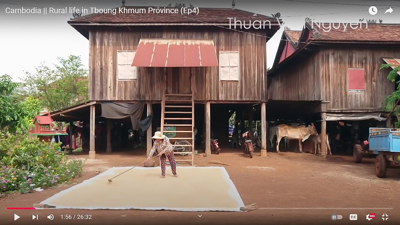 Cambodia || Rural life in Tboung Khmum Province (Ep4)
