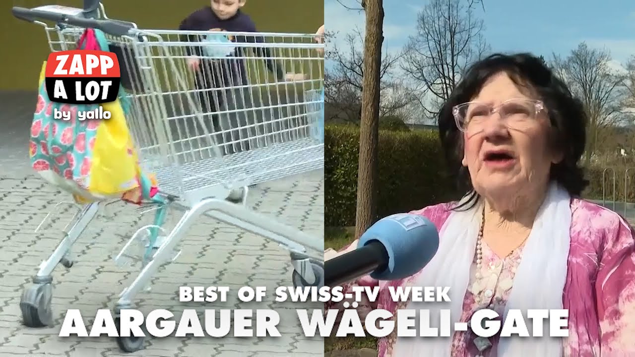 Einkaufswagen-Revolte im Aargau 🇨🇭 - 👉 Abonniere @zappalot - Best of Swiss TV-Week