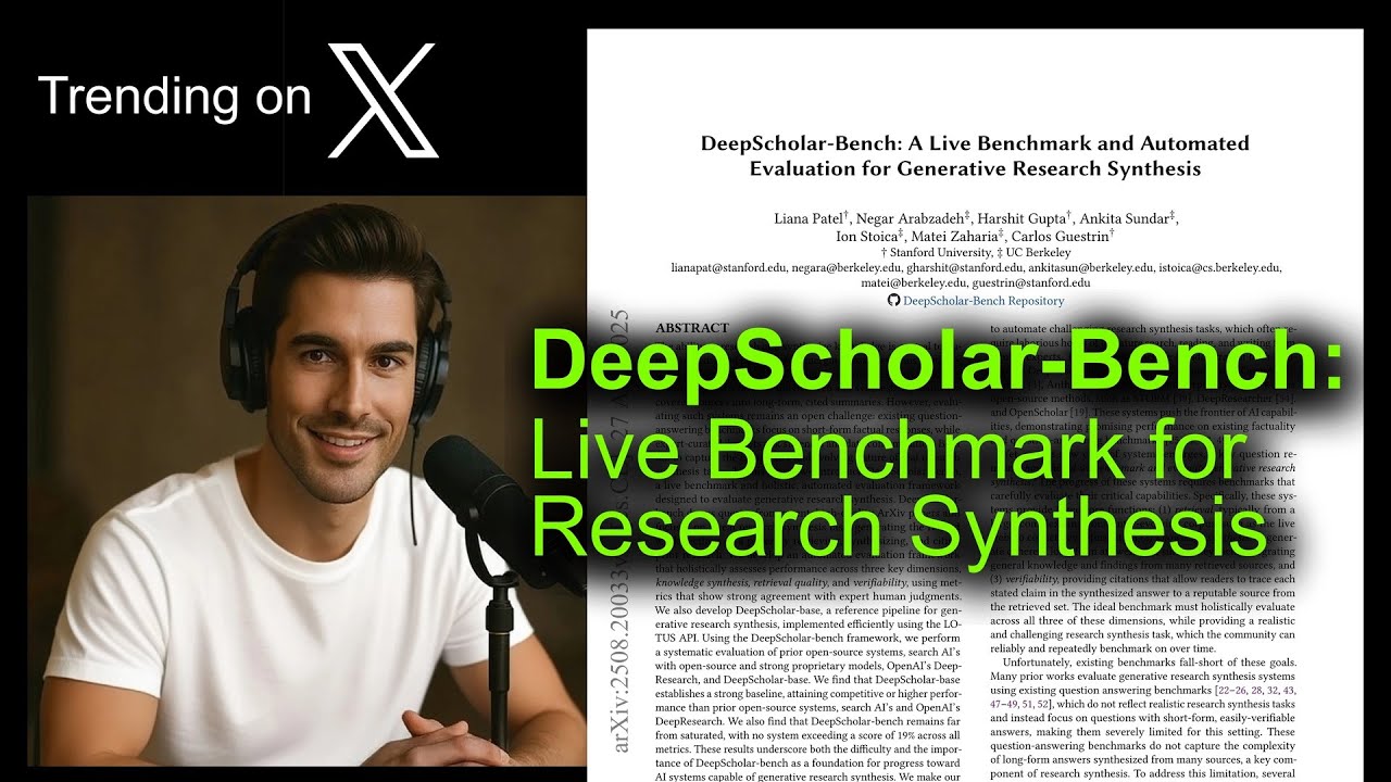 DeepScholar-Bench: Live Benchmark for Research Synthesis