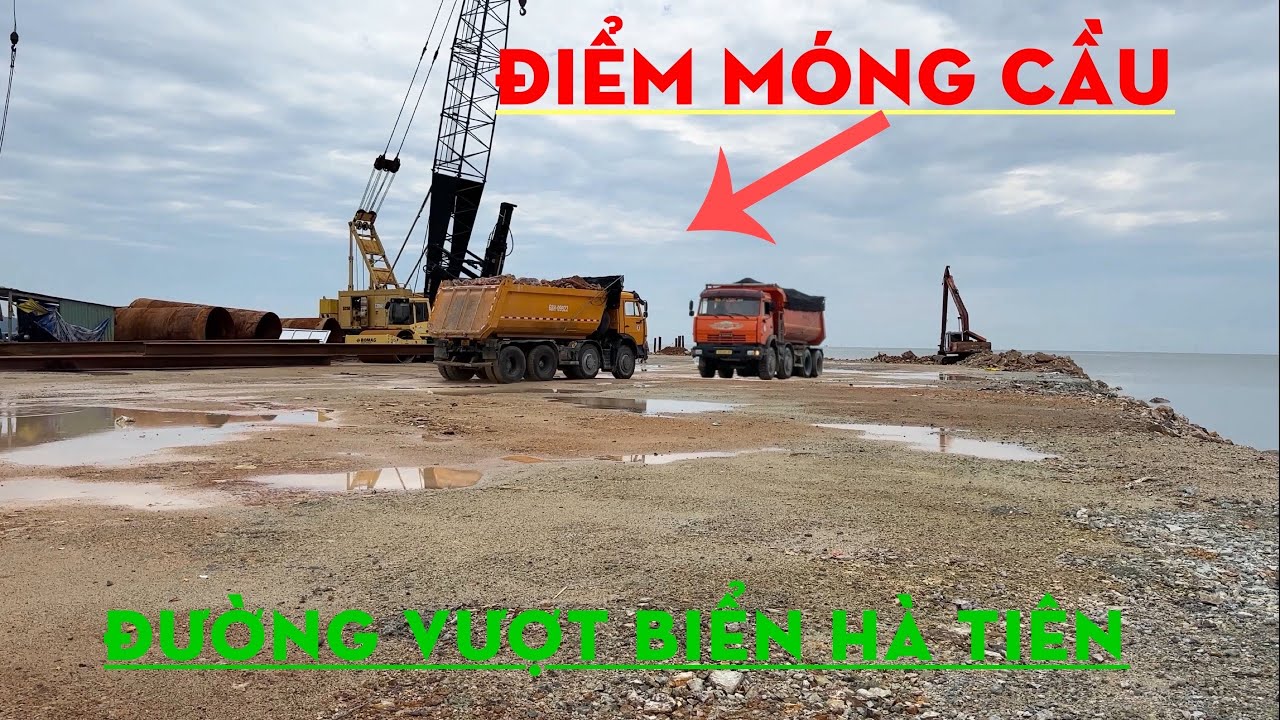 Đường Vượt Biển Hà Tiên Hôm Nay Tăng Cường Rất Nhiều Xe Sắp Tới Điểm Cầu Vượt 