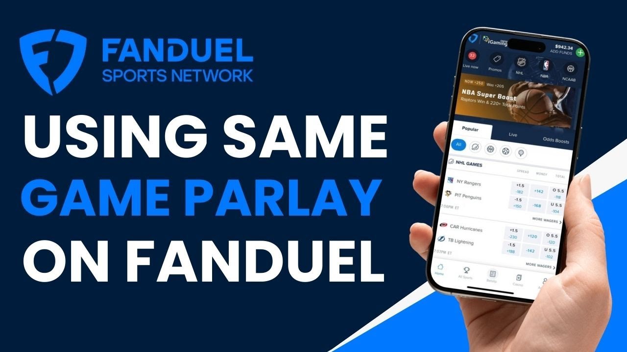 Using the Same Game Parlay Feature on FanDuel | How to Create Parlays Within a Single Game