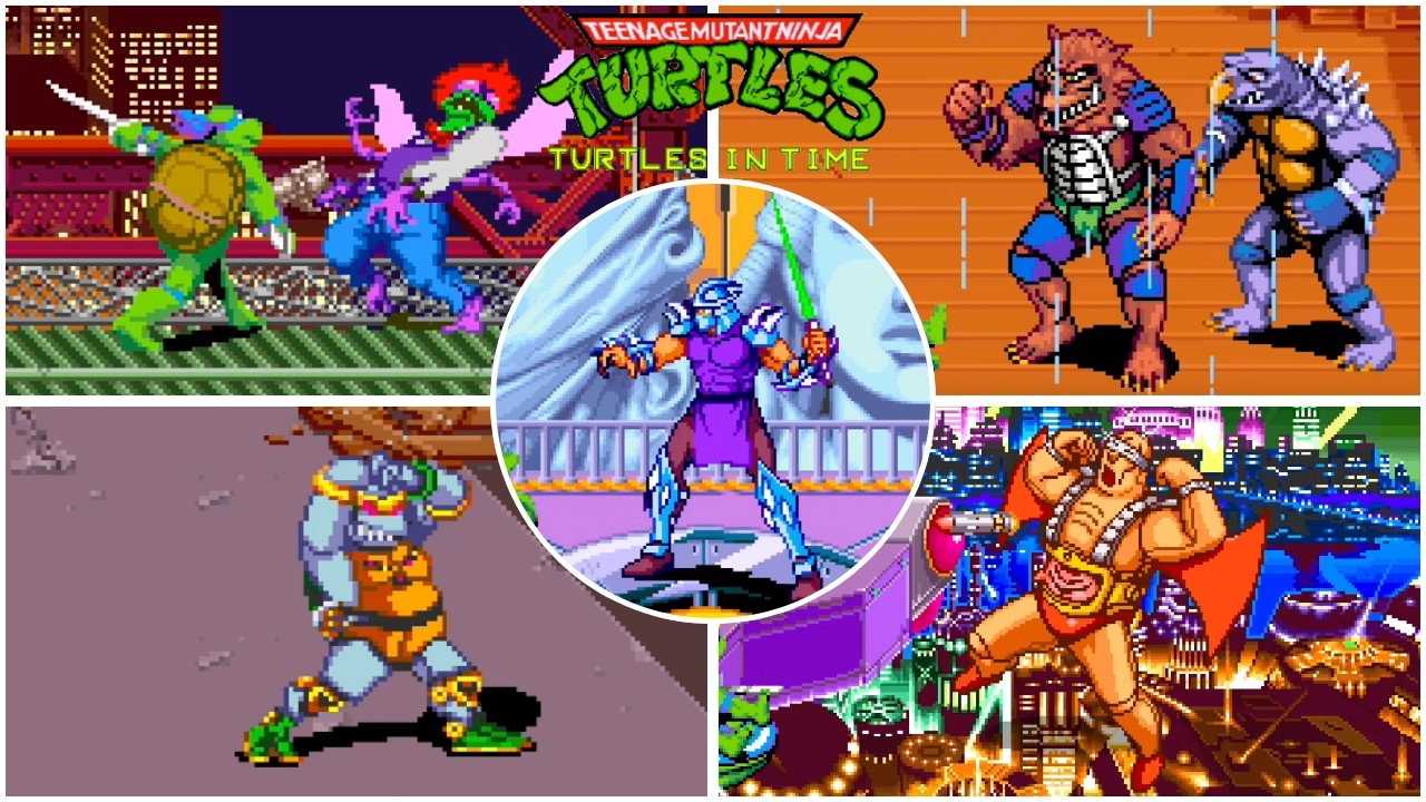 Teenage Mutant Ninja Turtles: Turtles In Time | Jefes