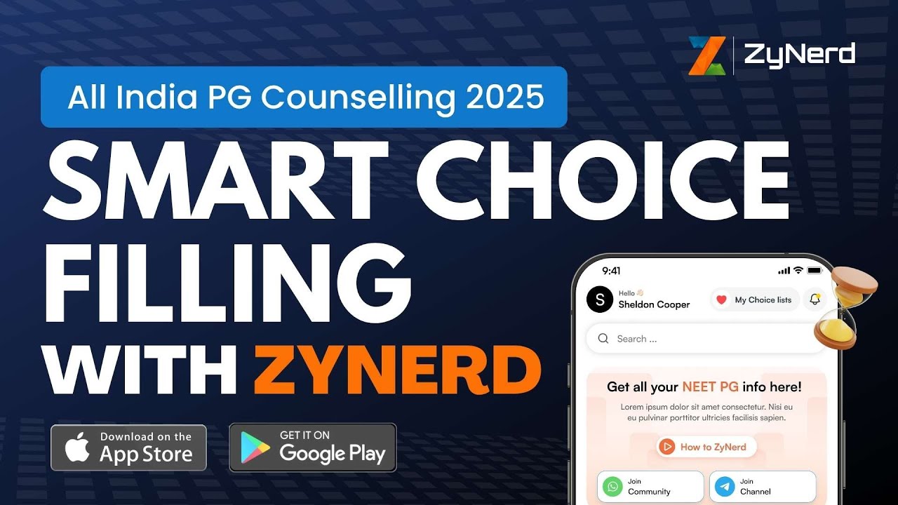 Smart Choice Filling with ZyNerd | All India PG Counselling | NEET PG - 2025