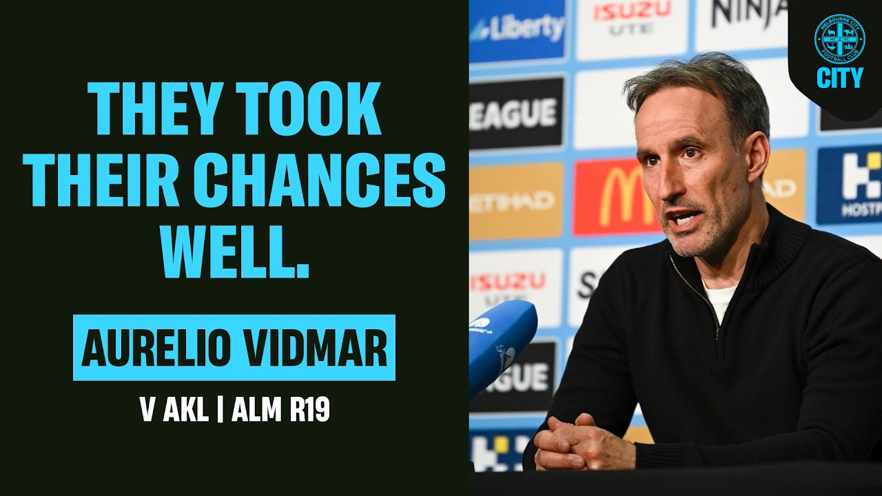 🎤 MANAGER’S WRAP | Aurelio Vidmar | Auckland v City | 28/02/26