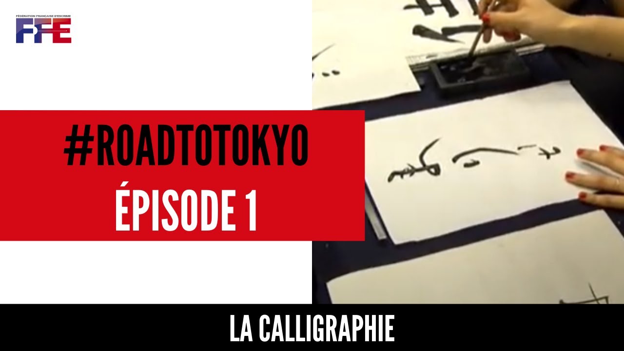 #RoadToTokyo // épisode 1 : la calligraphie avec Sara, Sarah-Camille et Malina !