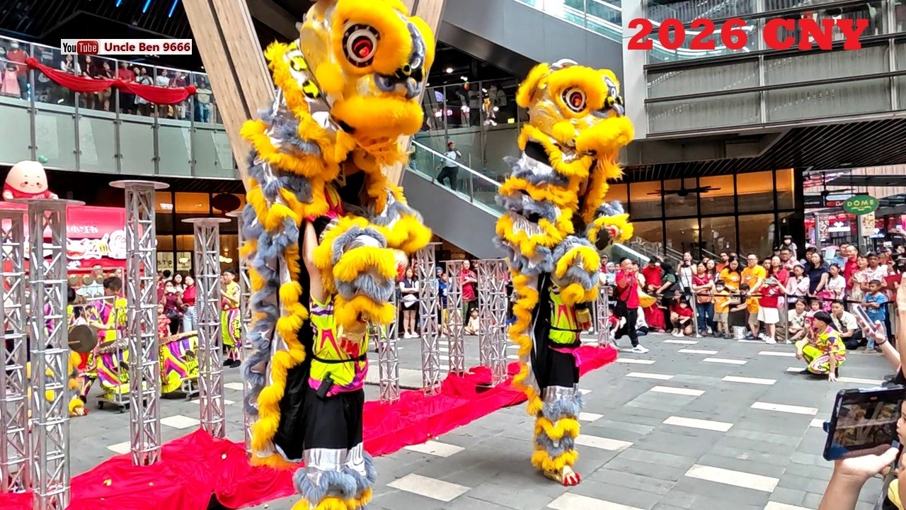 2026 CNY High Pole Lion Dance Performance #LaLaportBBCC #雪州安邦玄龍體育會