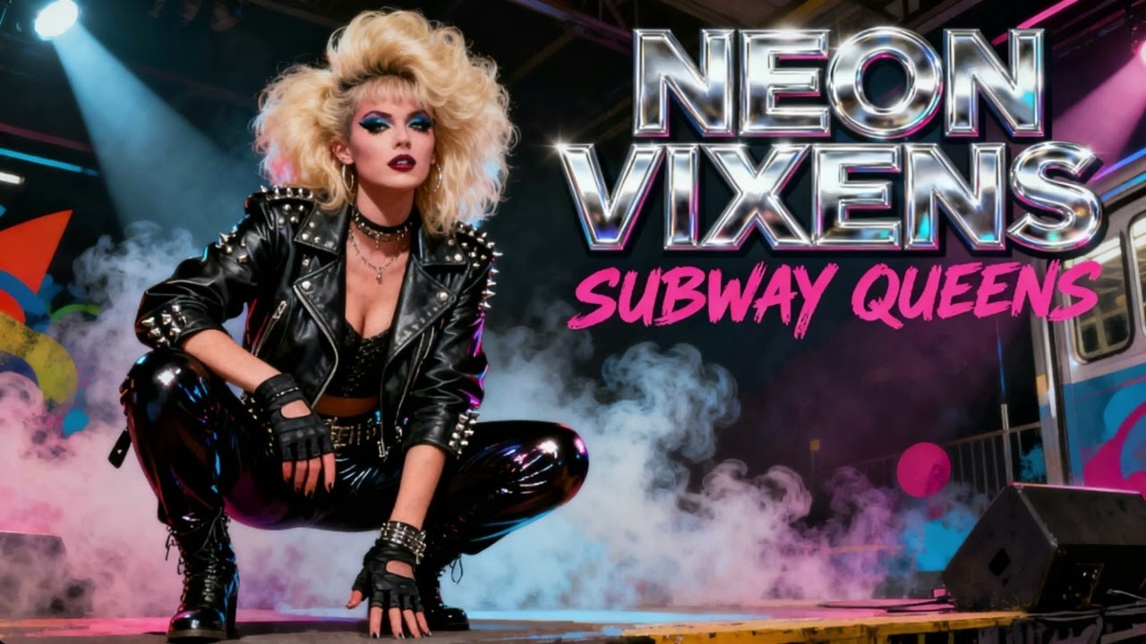 Neon Vixens – Where the Tracks End (80s Glam Rock)