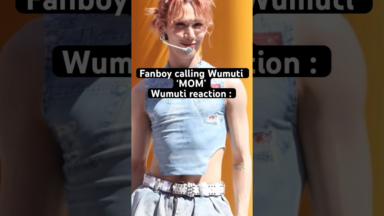 Wumuti reaction when a fanboy calling him &lsquo;MOM&rsquo; 😭😭! #XLOV #엑스러브 #wumuti #kpop #dance #viral