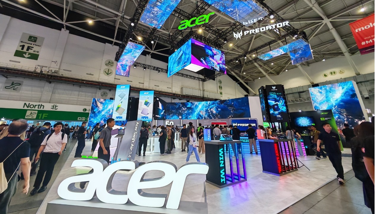 Acer на Computex 2026: новые ноутбуки с ИИ, игровые ПК, мониторы и технологии будущего