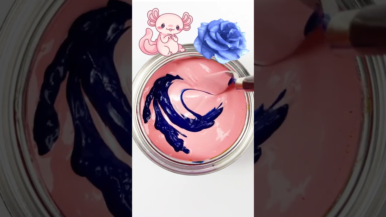 Satisfying Color Mixing 🌈✨#satisfying #relaxingmusic #lofi #fun #colors #music #positivevibes