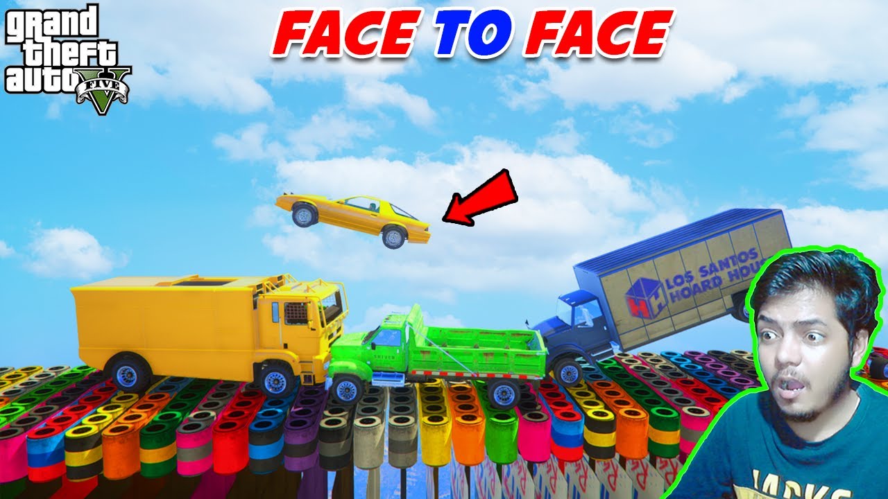 Cars Vs Cars 99.9% People Break Their Pc After This Face to Face Race in GTA 5