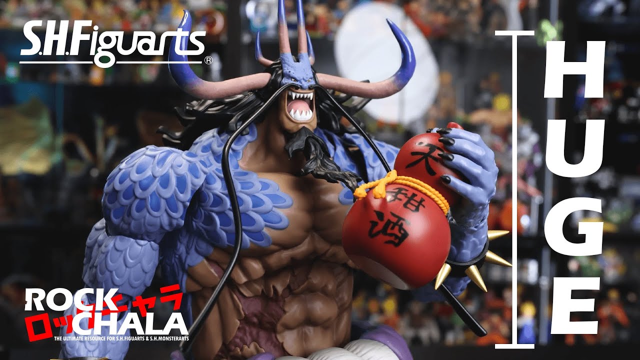 【Rockchala】S.H Figuarts One Piece Kaidou King of the Beasts Review (Bonus Luffy Face!)