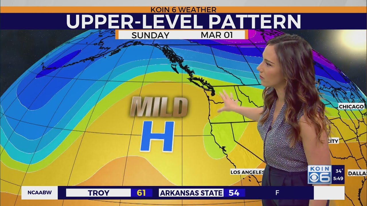Wednesday Morning Weather Update: Mild & spring like conditions the way in Portland