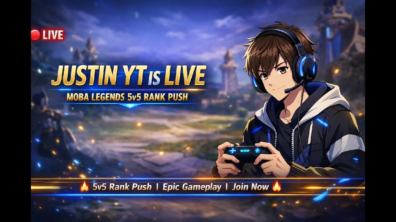 Moba legends 5v5 | Hindi live stream | #mobelegends #justinyt