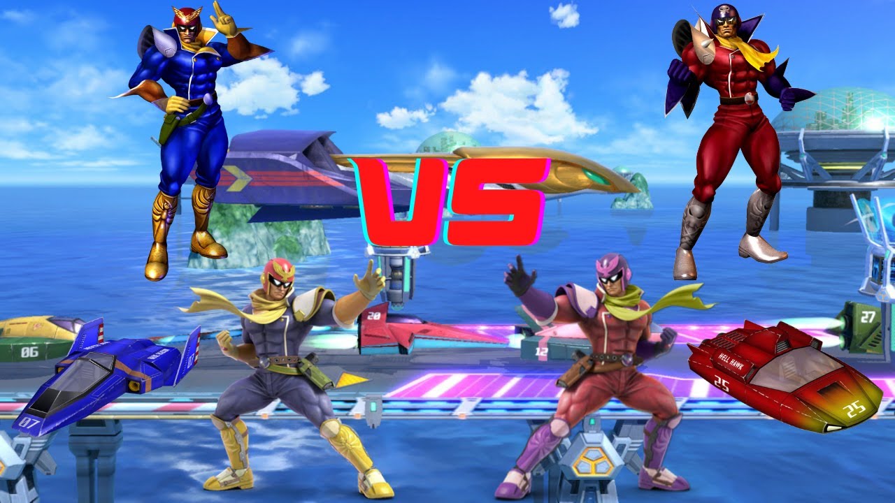 Super Smash Bros. Ultimate: Captain Falcon VS Blood Falcon
