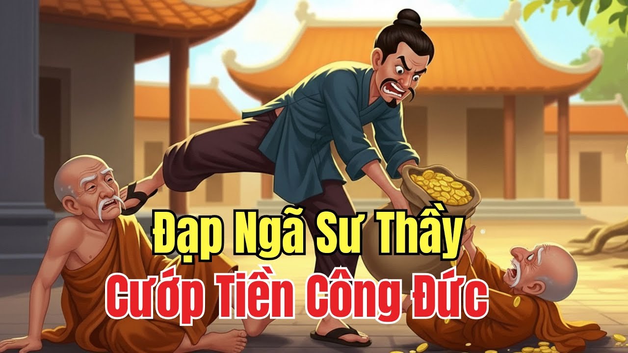 Nhân Quả Báo Ứng: Đạp Ngã Sư Thầy Cướp Tiền Từ Thiện Báo Ứng Kinh Hoàng