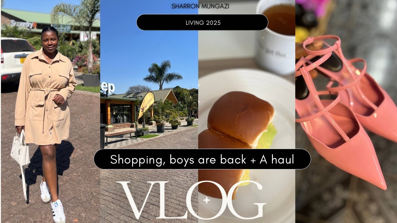 VLOG | SHOPPING, BOYS ARE BACK & COOKING AT HOME | ZIMBABWEAN VLOG