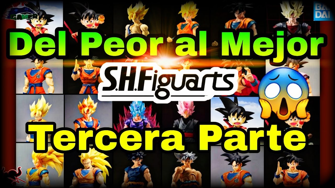 SH Figuarts Dragon Ball | ¿Cuál es la Mejor Figura de GOKU? 🤔 Parte 3/3 Bandai Tamashii Nations