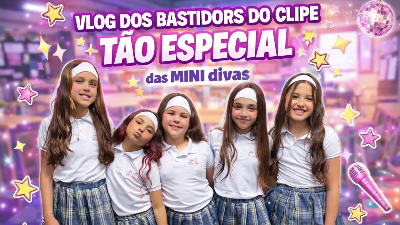 TÃO ESPECIAL 🌟 VLOG DOS BASTIDORES DE MAIS 1 CLIPE DAS MINI DIVAS! E ! *Mafê Rangel* 
