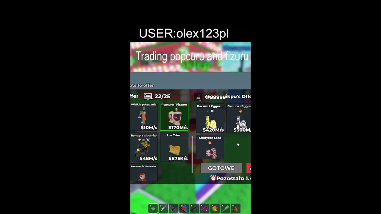 STEAL A BRAINROT LIVE TRADING TRADING POPCURU AND FIZZURU #trading #sabtrading #sab #stealabrainrot