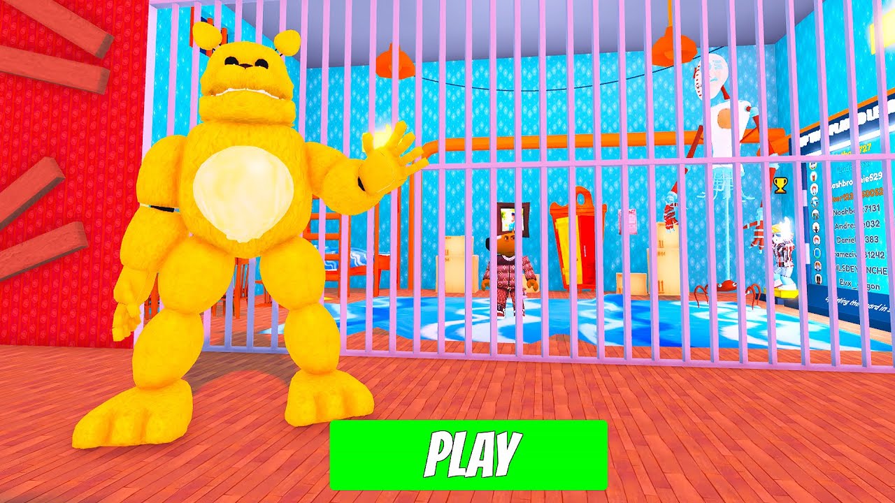 FAST FREDBEAR PRISON RUN OBBY ROBLOX - FNAF Barry's Prison Run OBBY - Freddy Fazbear OBBY - Roblox