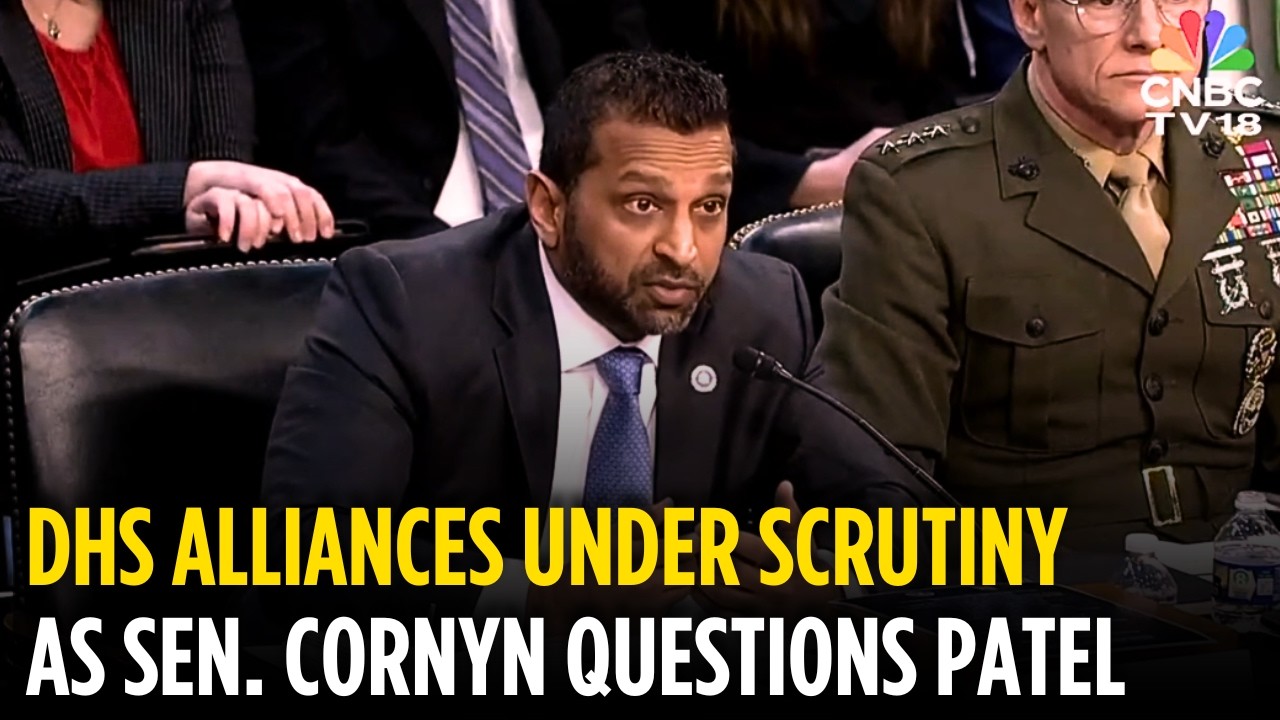 Слушания в Сенате: Корнин задает Кашу Пателю вопросы о партнерстве с Министерством внутренней без...