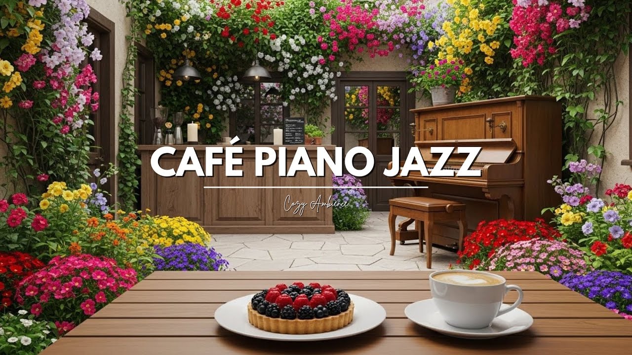 Cozy Cafe Piano Jazz ☕ Relaxing Music – for Study, Work, Focus