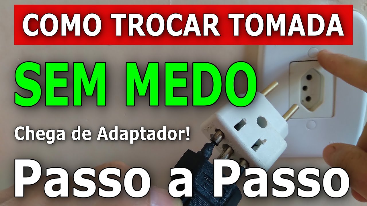 Como Trocar Tomada El&eacute;trica para Plug Grosso 20 Amperes