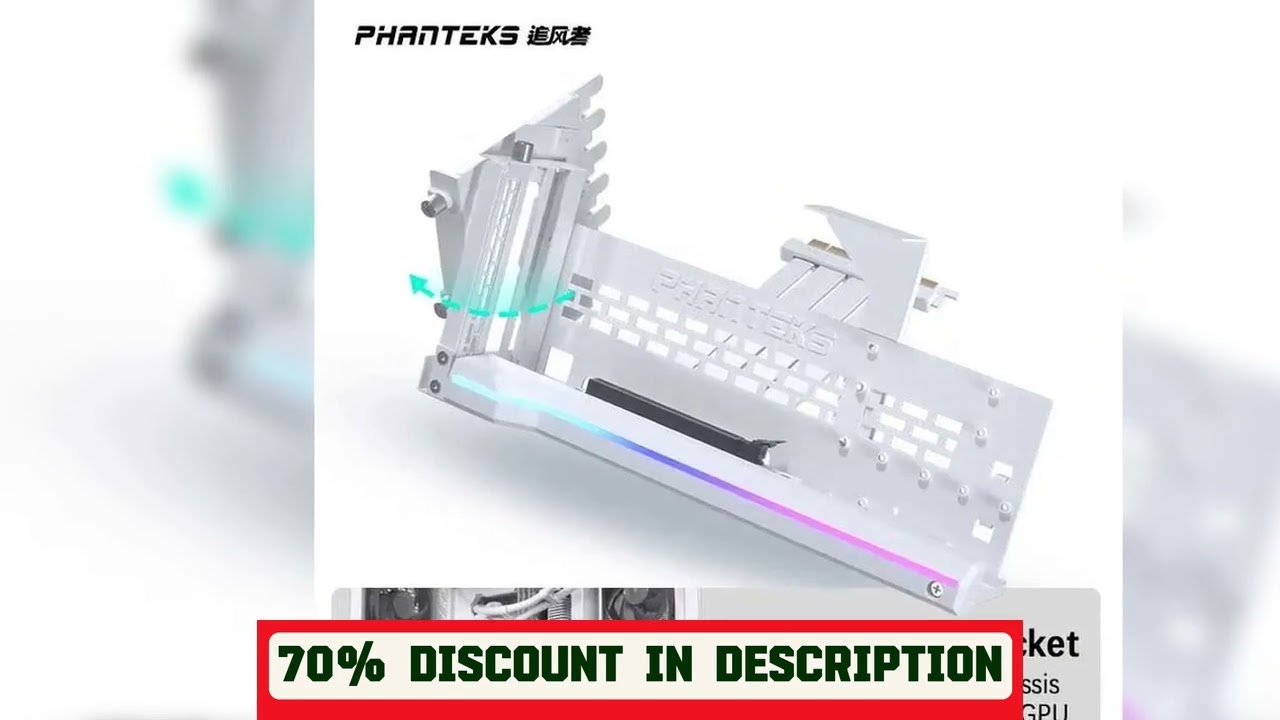 A must-have product! PHANTEKS GPUKT 4.0 ARGB rotatable video cards bracket kit with PCIe 4.0 graph